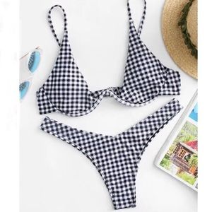 Gingham Underwire Bikini